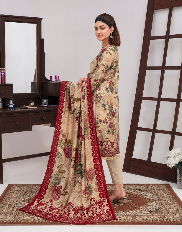 ALEEZAY Viscose Print Shirt & Dupatta VOL-2471