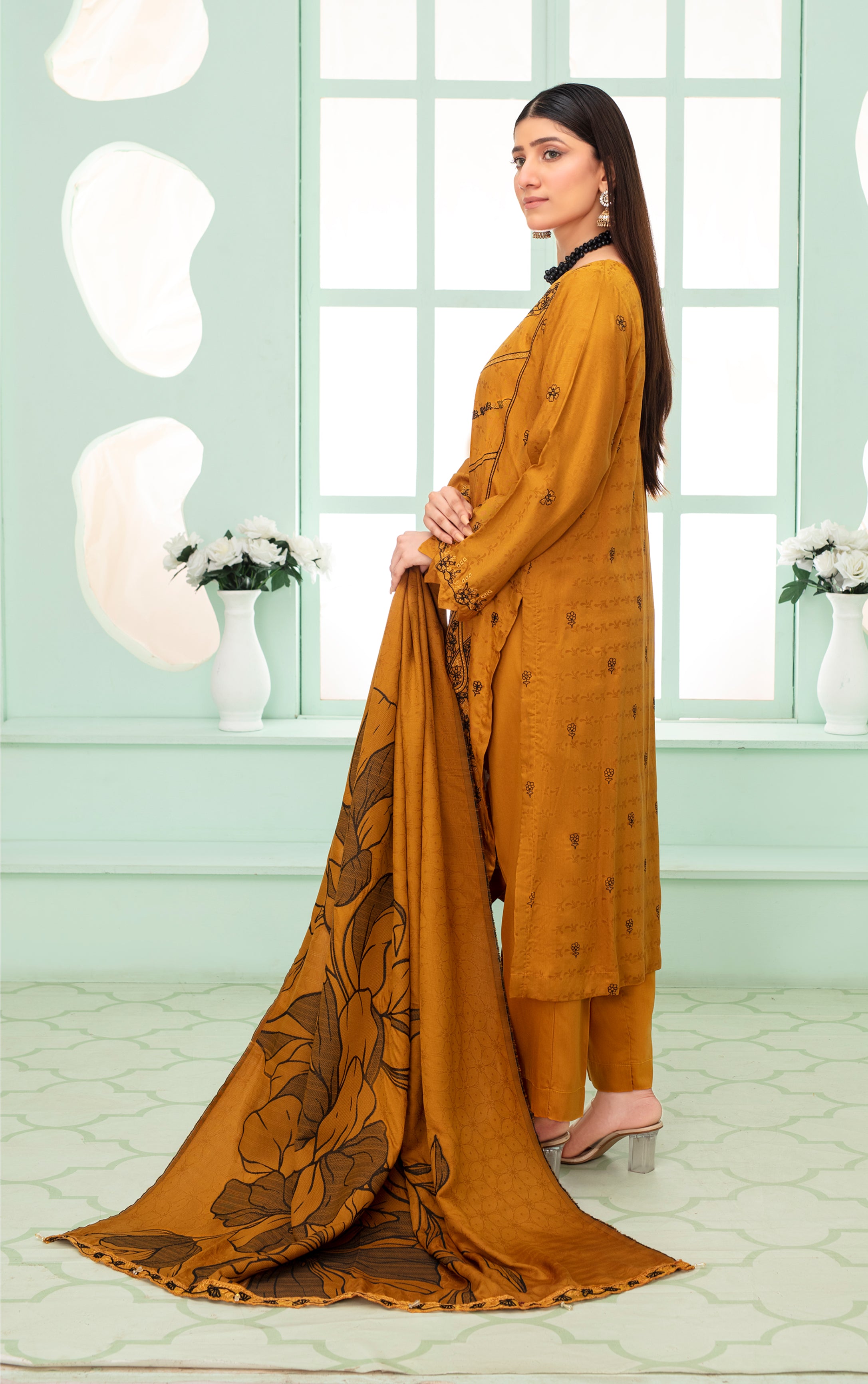 MIRHA Viscose EMB Shirt & Dupatta Vol-2420