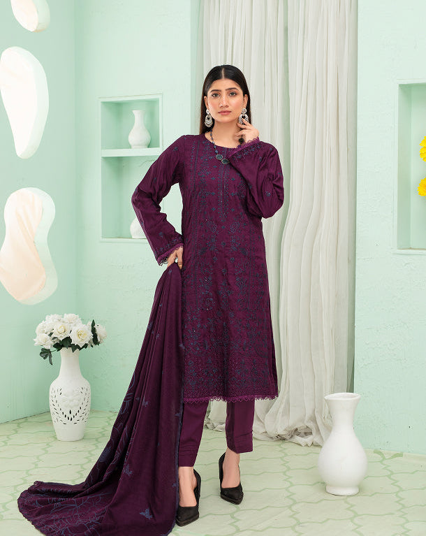 MIRHA Viscose EMB Shirt & Dupatta Vol-2420