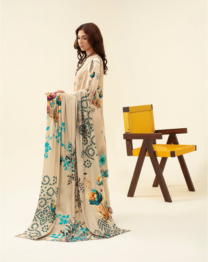 ALEEZAY Viscose Print Shirt & Dupatta VOL-2483