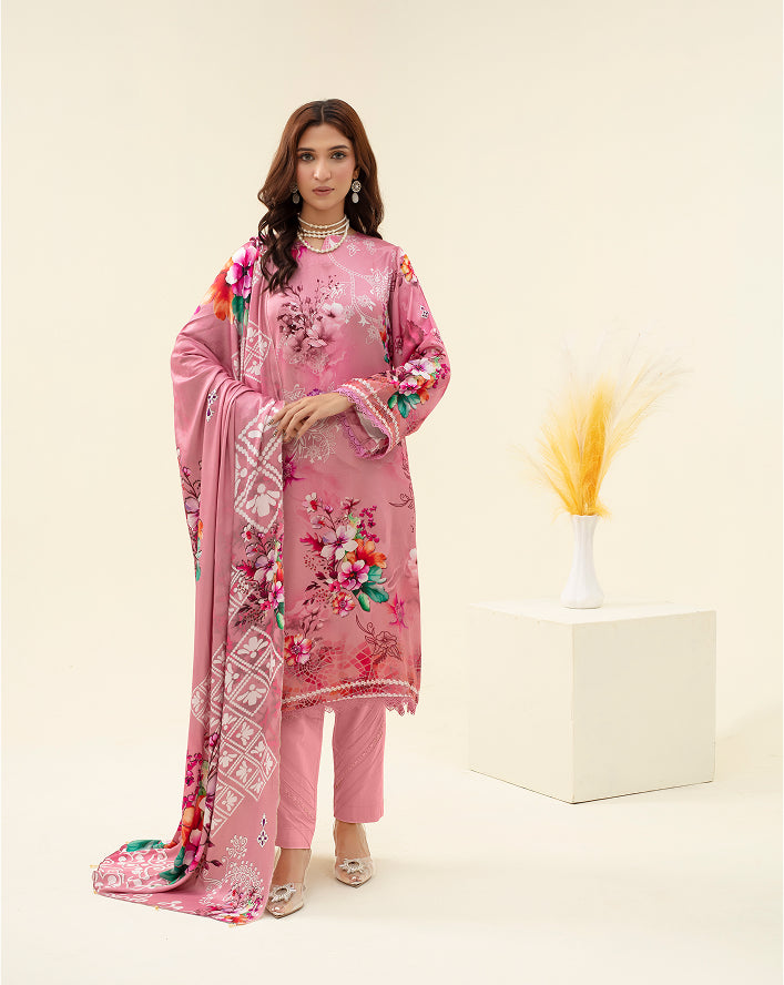ALEEZAY Viscose Print Shirt & Dupatta VOL-2483