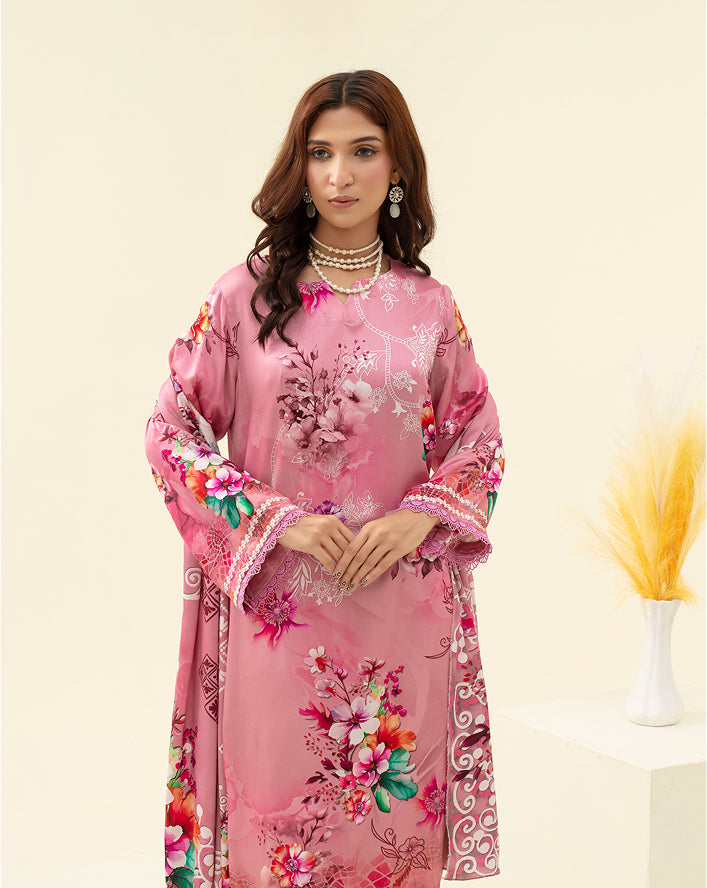 ALEEZAY Viscose Print Shirt & Dupatta VOL-2483