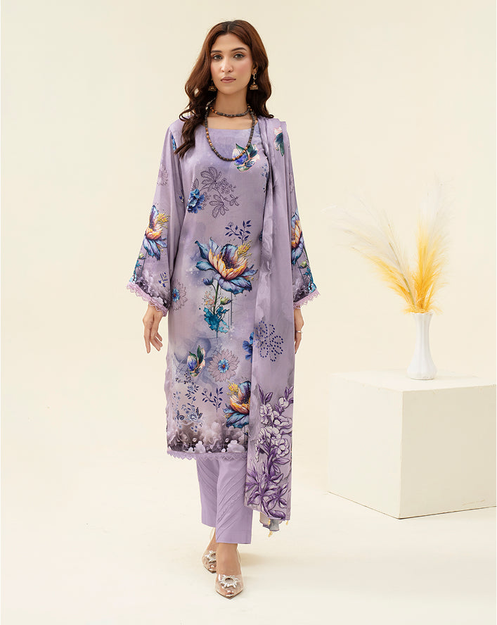 ALEEZAY Viscose Print Shirt & Dupatta VOL-2483