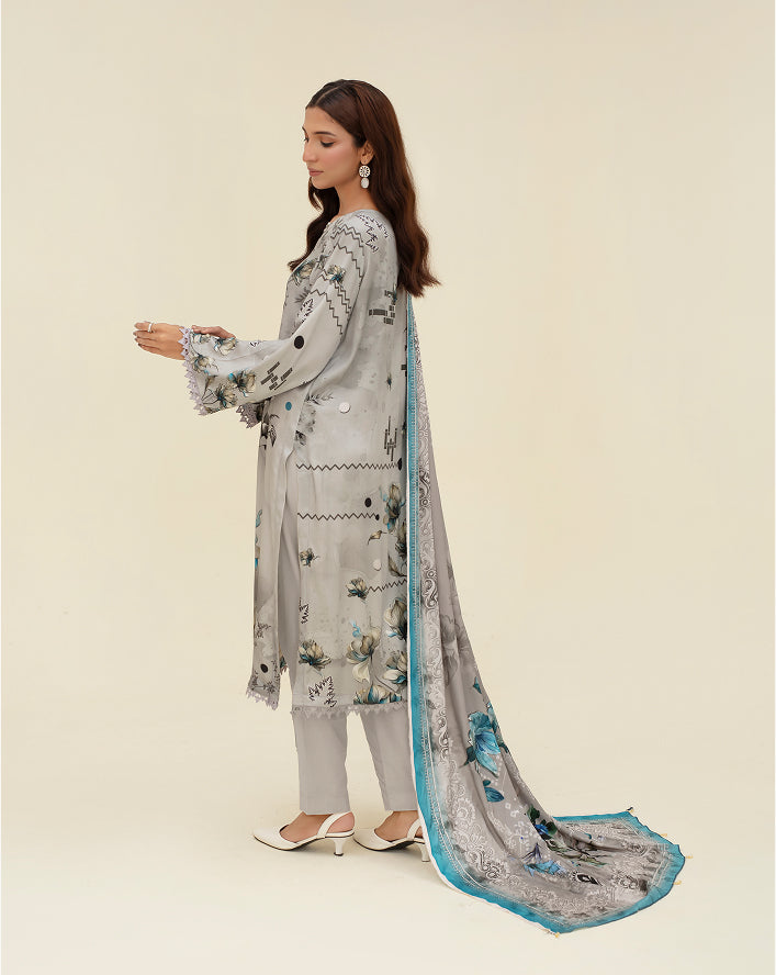 ALEEZAY Viscose Print Shirt & Dupatta VOL-2483