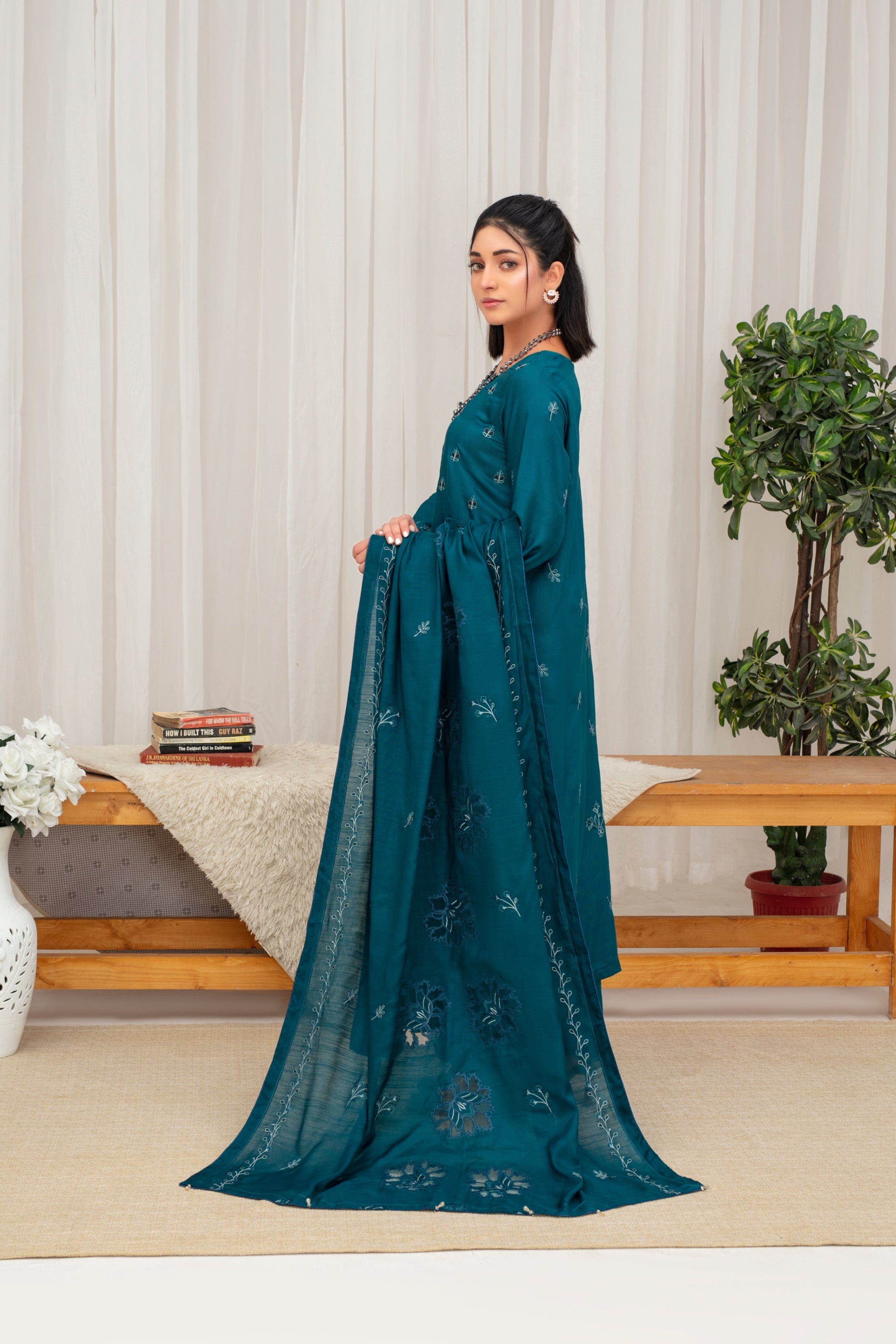 AMBER Viscose EMB Shirt & Dupatta Vol-2407
