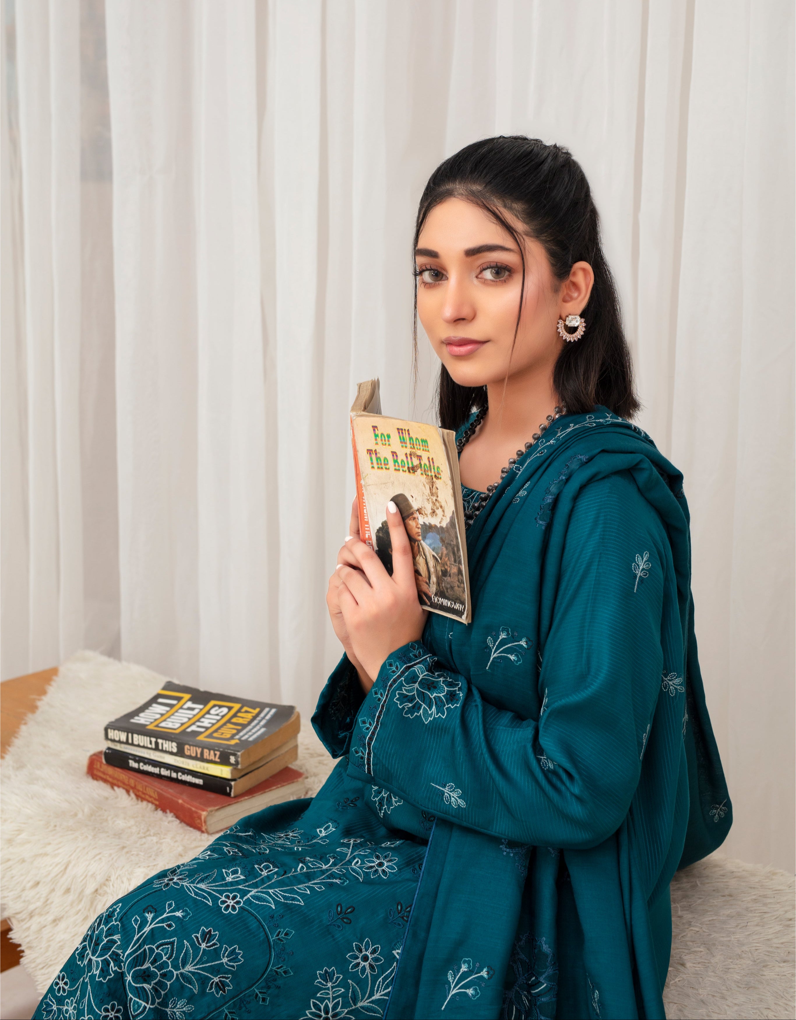 AMBER Viscose EMB Shirt & Dupatta Vol-2407
