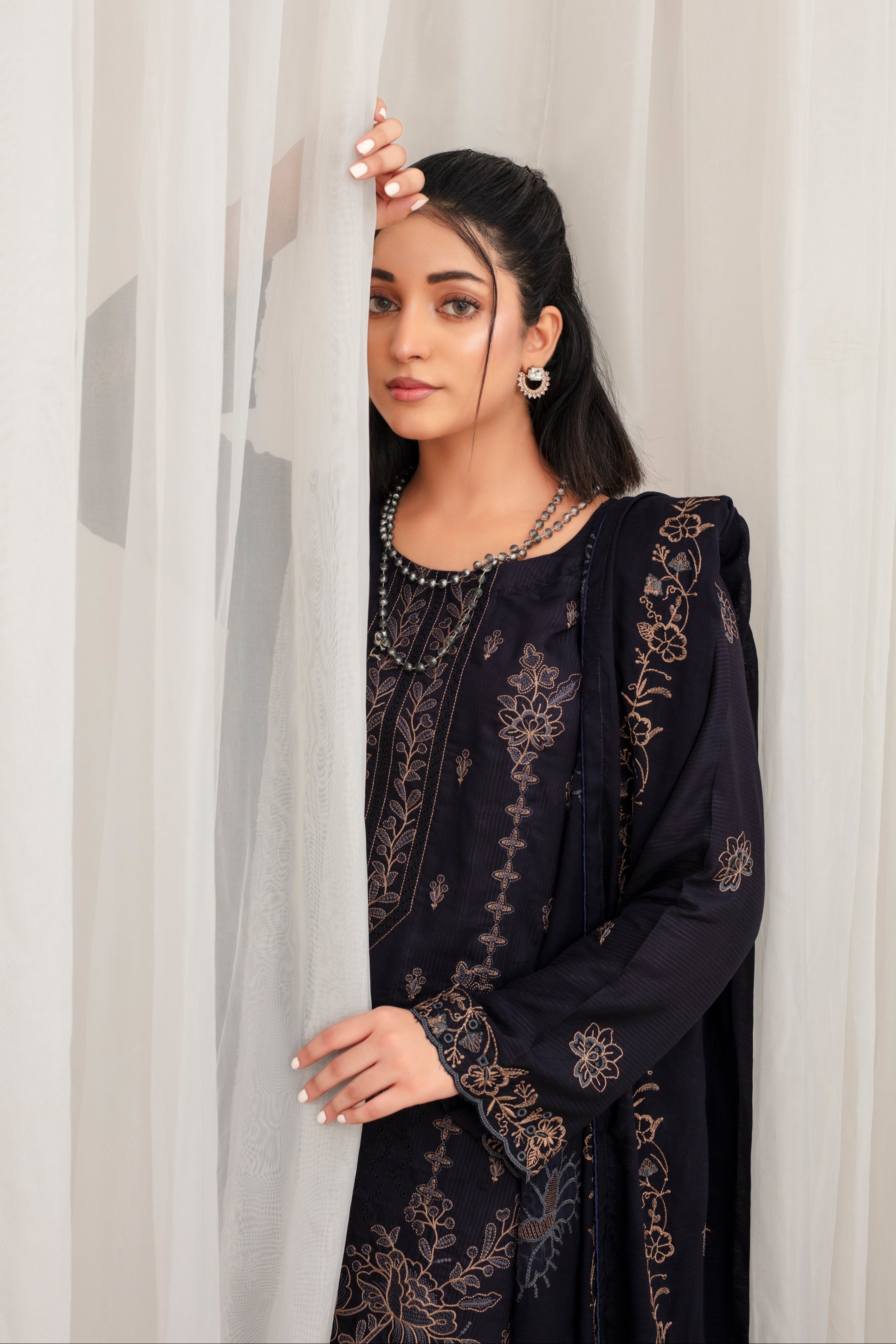 AMBER Viscose EMB Shirt & Dupatta Vol-2407