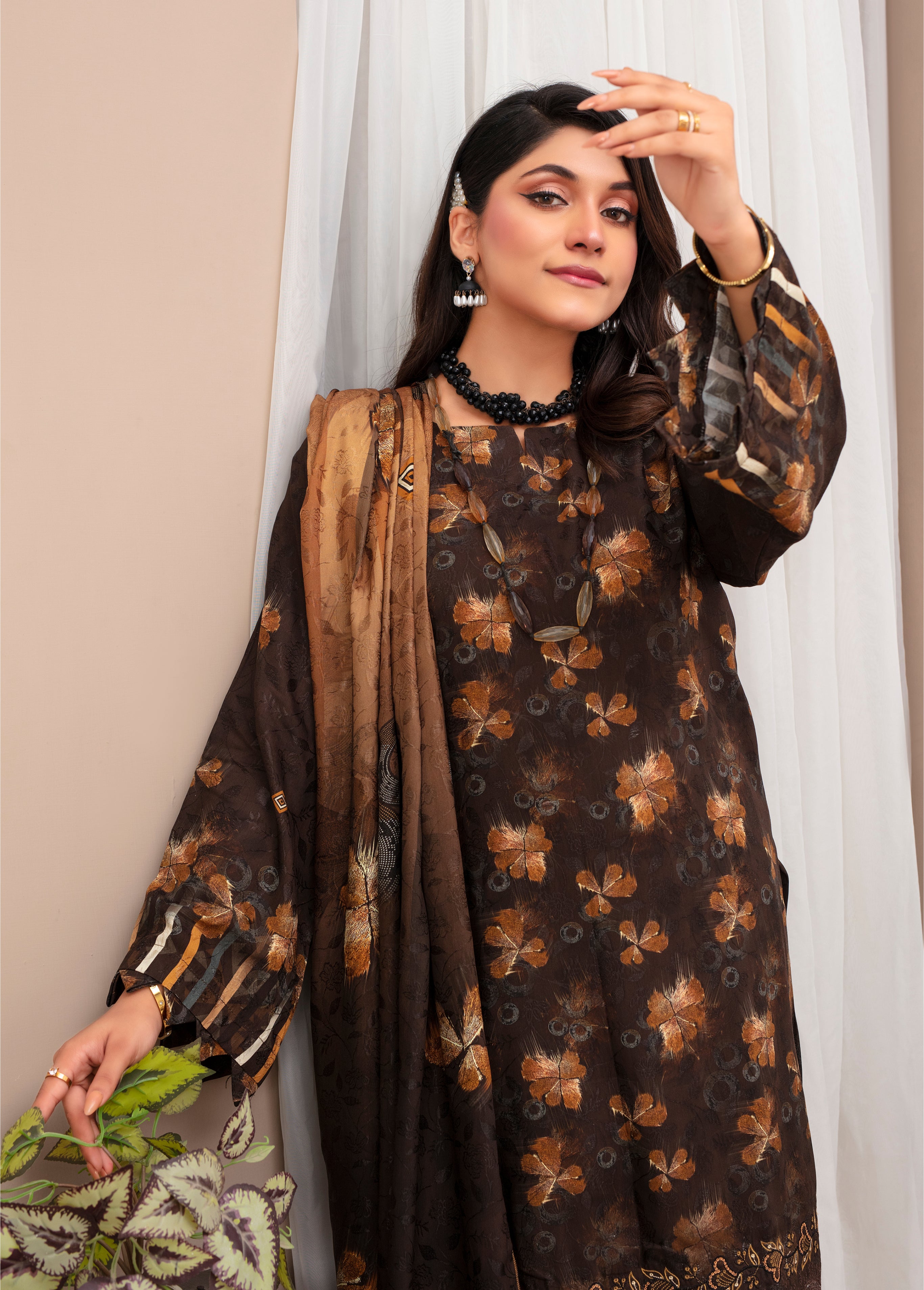 KHOOBSURAT Viscose EMB Shirt & Dupatta Vol-2452