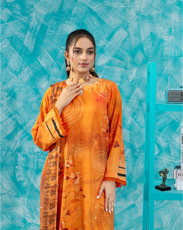ALEEZAY Viscose PRINT Shirt & Dupatta VOL-2475