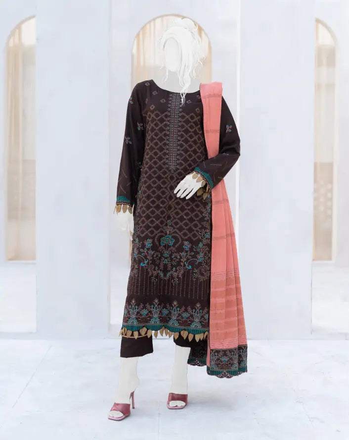 Embroidered Shirt & Sleeves Fatimas Collection