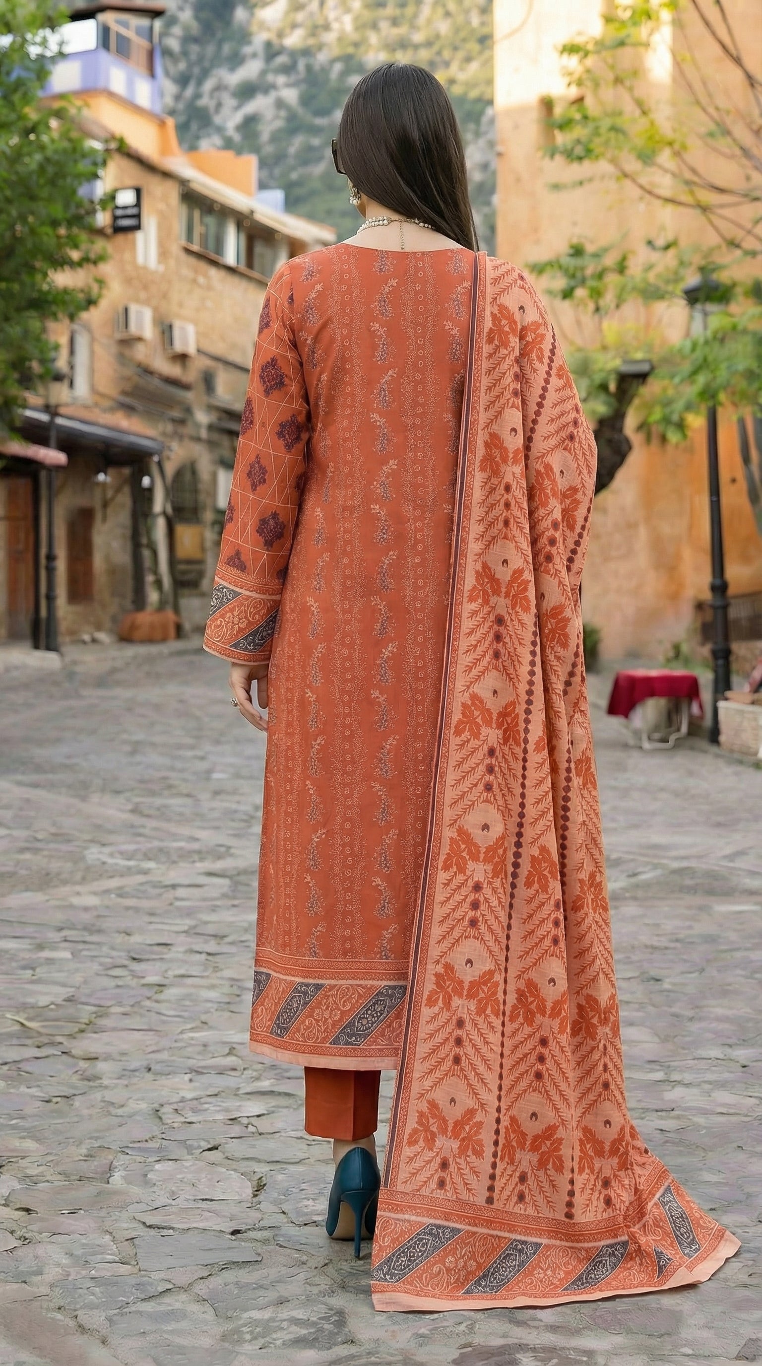 Fatima Collection Vol 2775 Lawn Suit – Unstitched 3 Piece with Voil ...